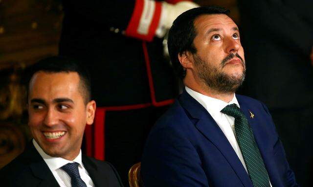 Eine schwierige Beziehung. Fünf-Sterne-Chef Luigi Di Maio und Italiens Innenminister Matteo Salvini.  