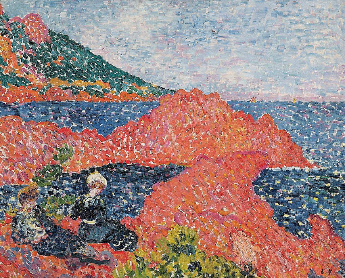 Albertina 20. September 2013 bis 12. Jänner 2014 Louis Valtat: Les roches rouges à Agay, 1903, Marseille, Fondation Regards de Provence (c) VBK, Wien 2013