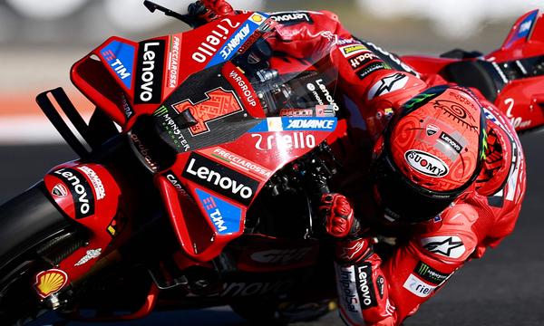 Francesco Bagnaia in Valencia. 