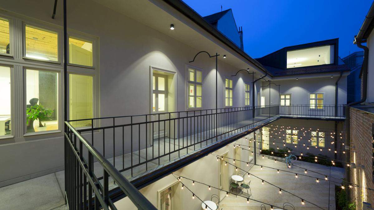 Gewinner der Kategorie "Nicht-Wohnbau": The Courtyard in Trnava (Slowakei). Vallo Sadovsky Architects.