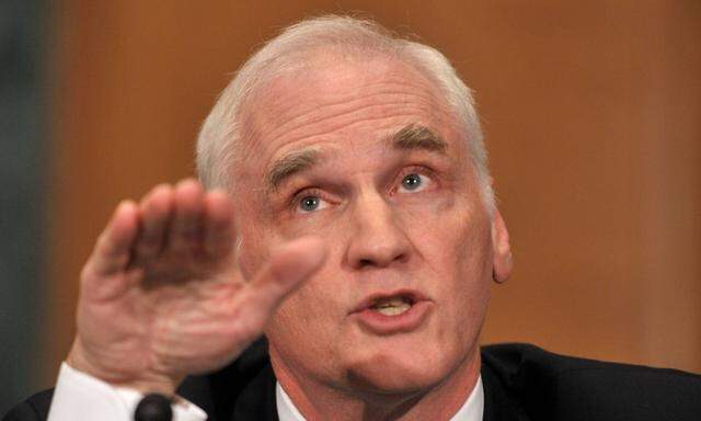 Daniel Tarullo member of the Board of Governors of the Federal Reserve System testifies during a S