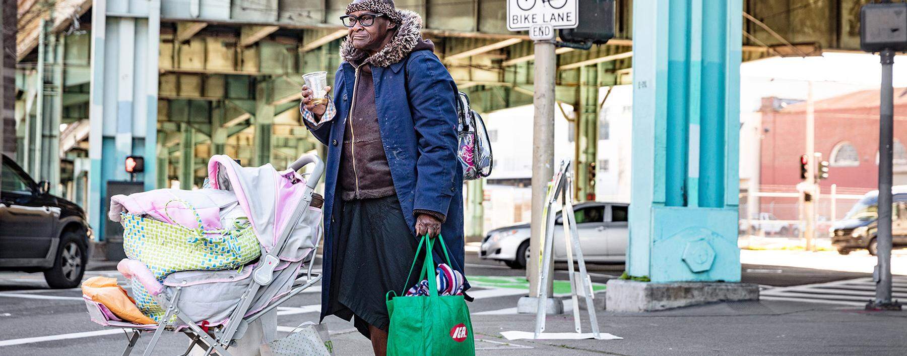 Obdachlose in San Francisco. Das demokratisch regierte Kalifornien hat generell ein enormes Problem mit dem Phänomen.