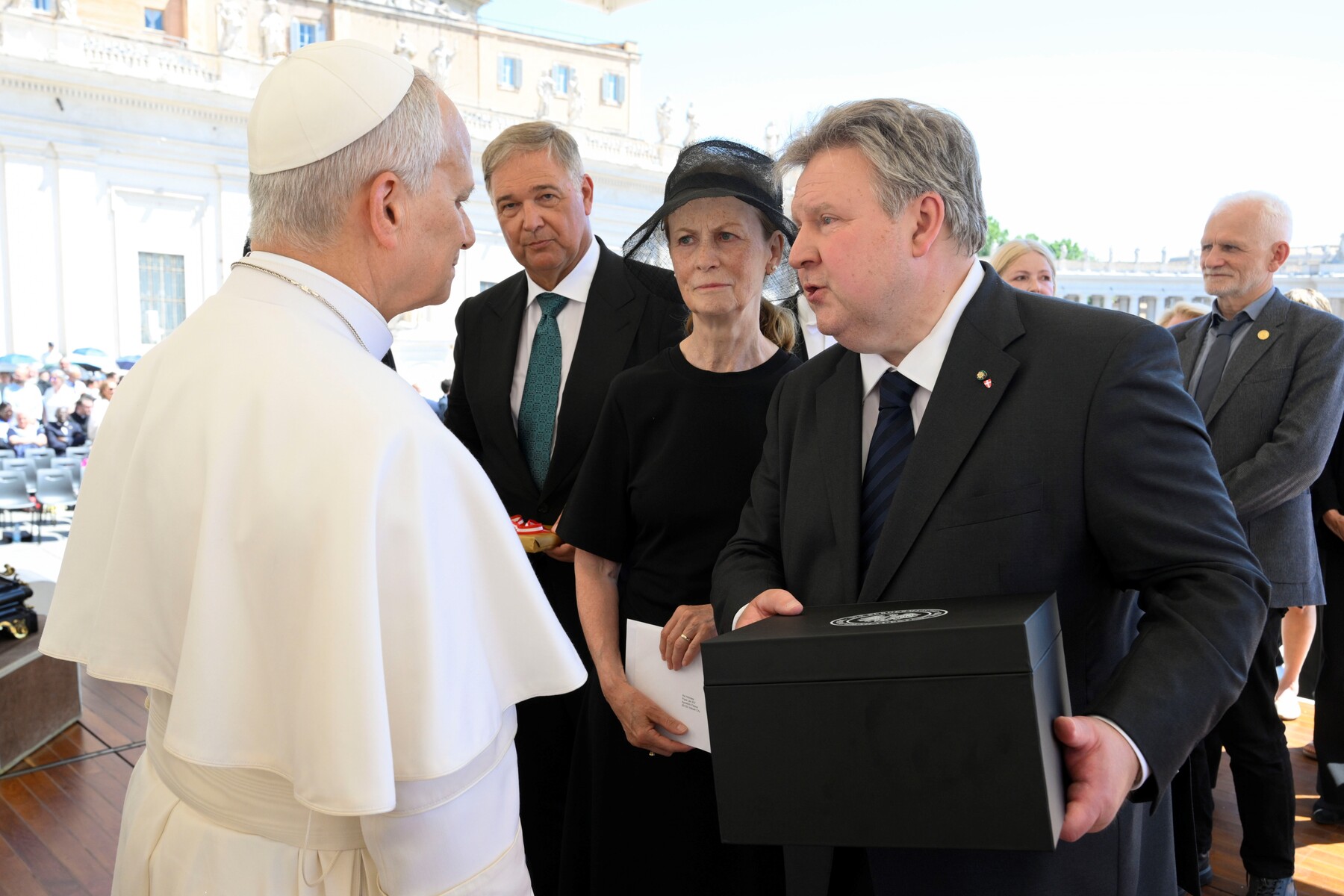 Ludwig und Ruck treffen Papst – und laden ihn nach Wien ein [premium]