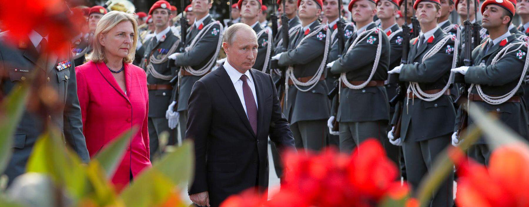 Russia's President Vladimir Putin visits Austria