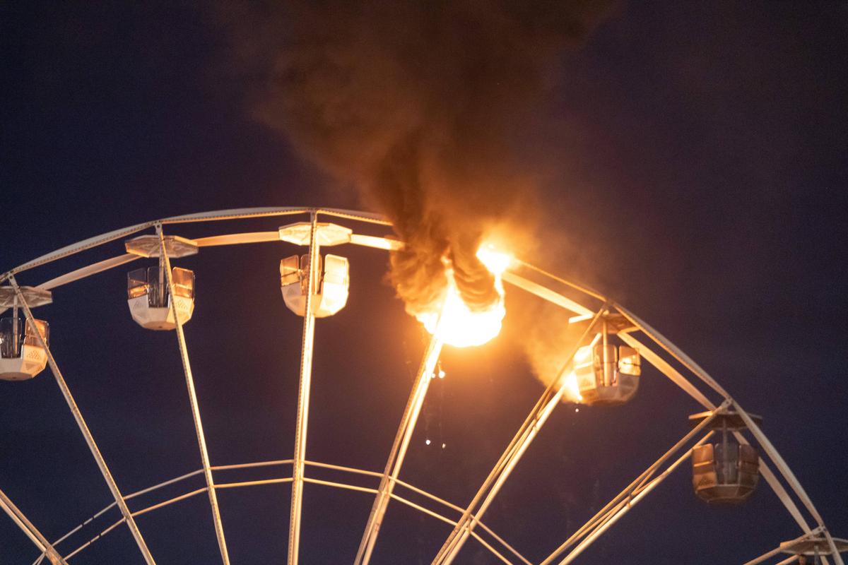 30 injured after Ferris wheel fire at festival near Leipzig