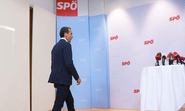 SPÖ-Chef Christian Kern verkündet seine politische Zukunft.