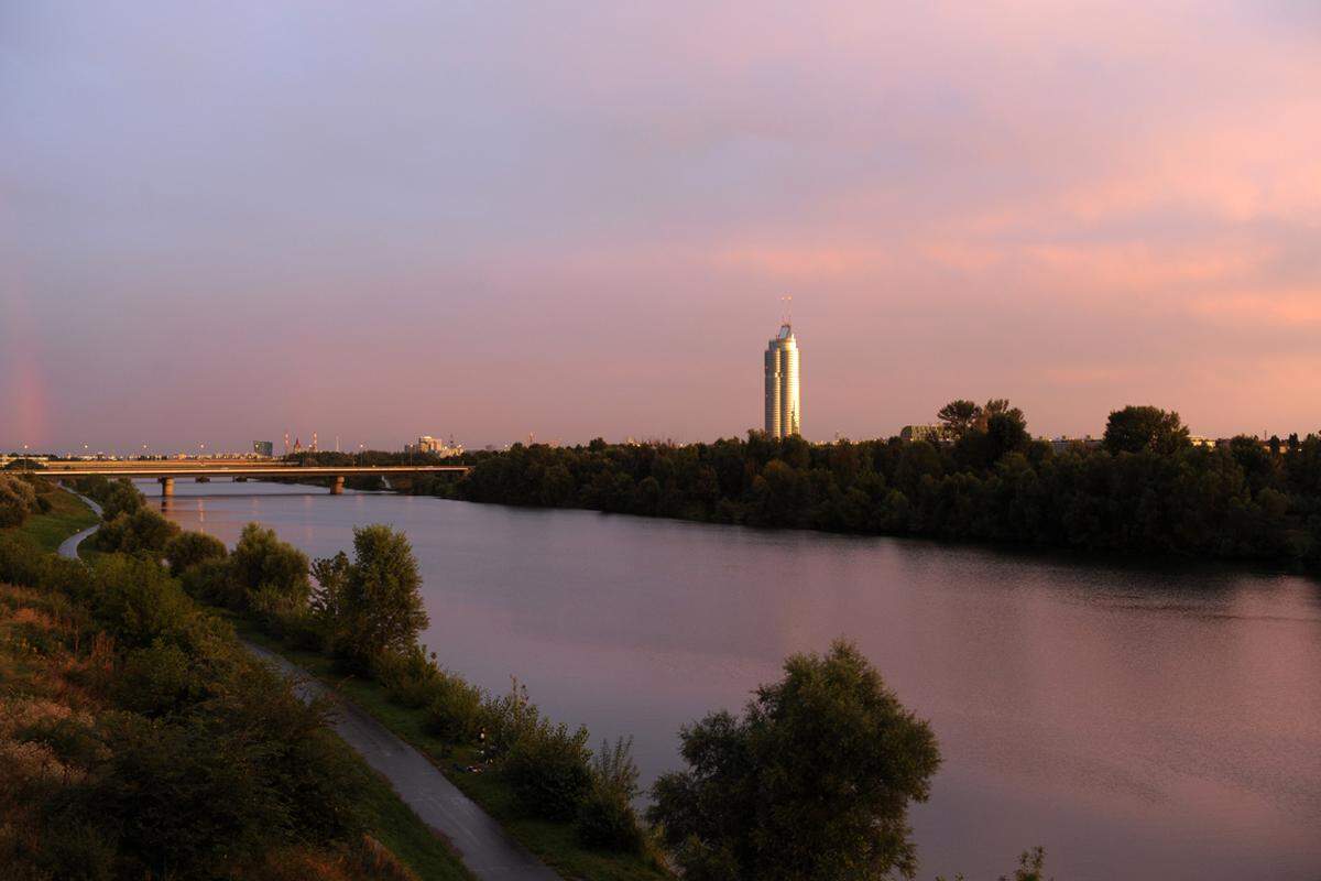 Der Millennium-Tower in Wien-Brigittenau feiert seinen 15. Geburtstag.