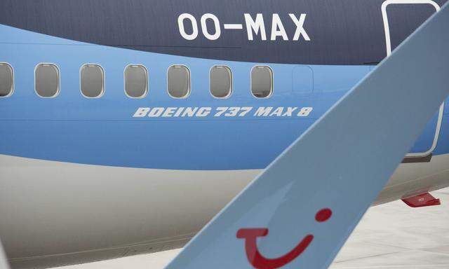 Illustration picture shows the first Boeing 737 MAX airplane of TUI multinational travel and touri