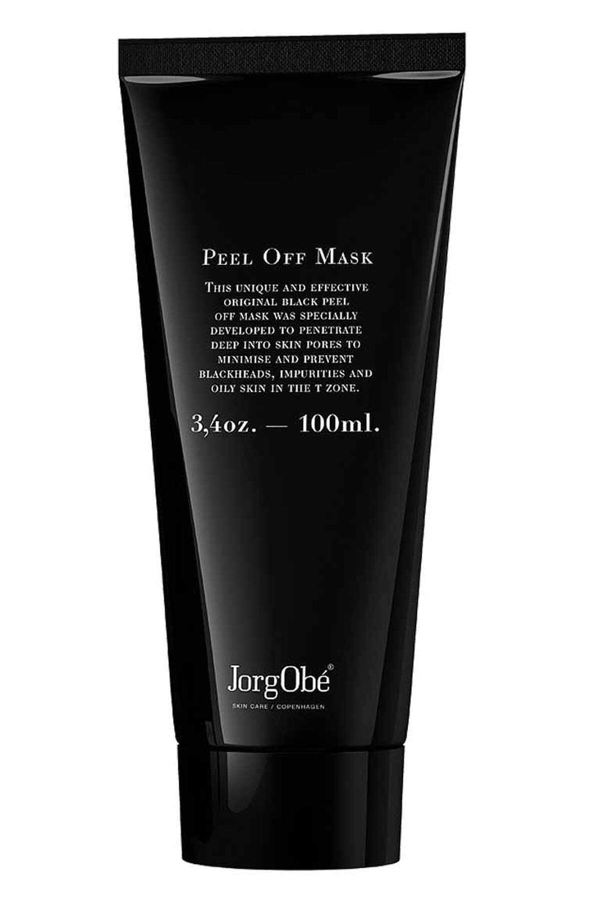 Gesichtsmaske "Black Peel Off Mask" von JorgOb , 26,90 Euro, www.niche-beauty.com.