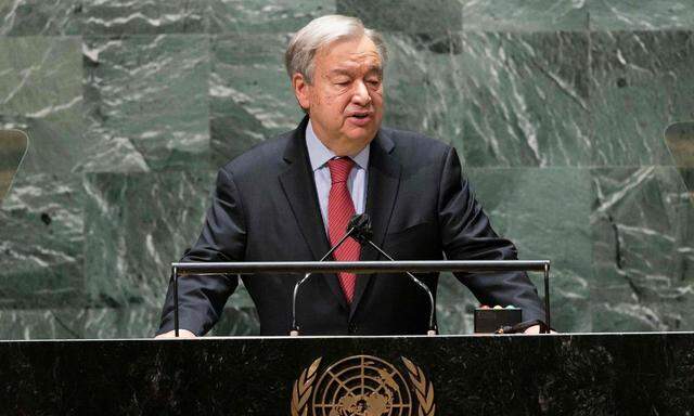 UN-Generalsekretär António Guterres warnte vor regionalen Konflikten, die die Klimakrise weiter begünstigen könnte.