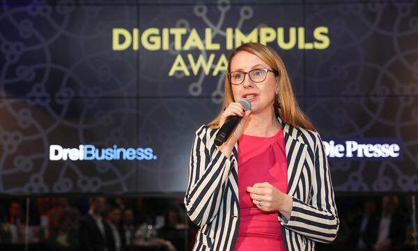 Margarete Schramböck, Bundesministerin für Digitalisierung und Wirtschaftsstandort, lobte die Impulse, die von immer mehr heimischen Unternehmen zur digitalen Transformation gesetzt werden.