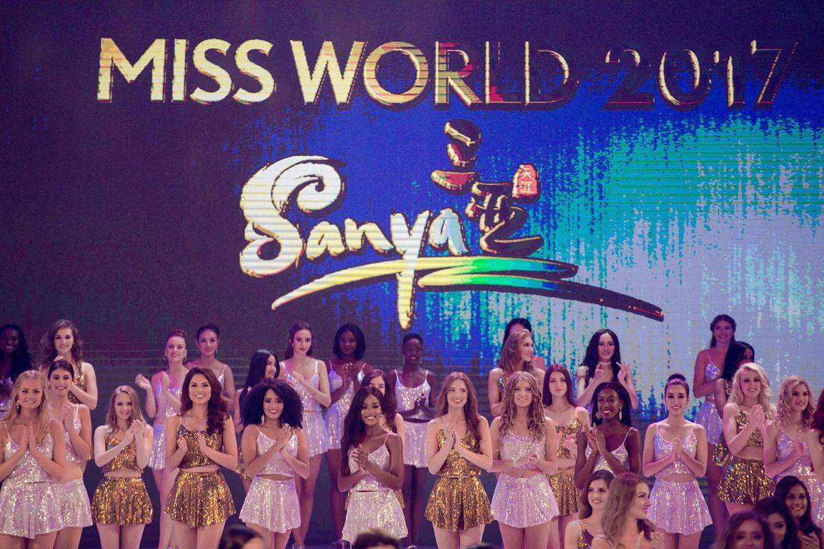 Die 67. Miss World Wahlen fanden heuer in Sanya, auf der chinesischen Tropeninsel Hainan, statt. Die Veranstaltung wird seit 1951 durchgeführt, zunächst in London, später jährlich in einem anderen Land. 