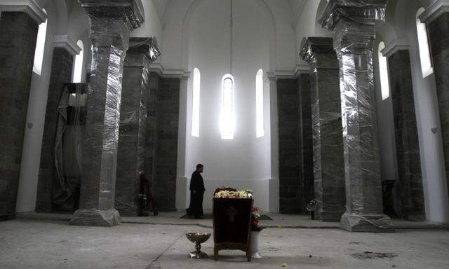 serbisch-orthodoxen Kirche im Zwielicht