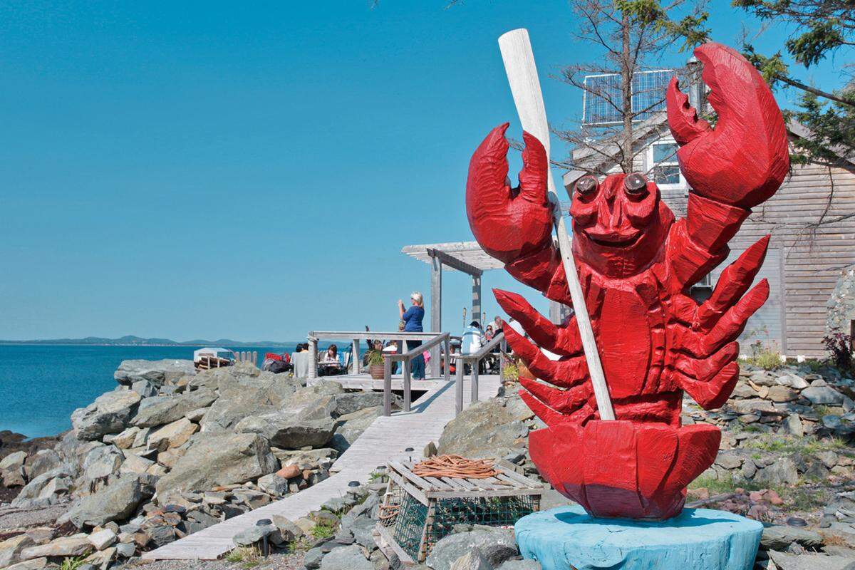 In der Bay of Fundy sind die Hummerfischer zu Hause.