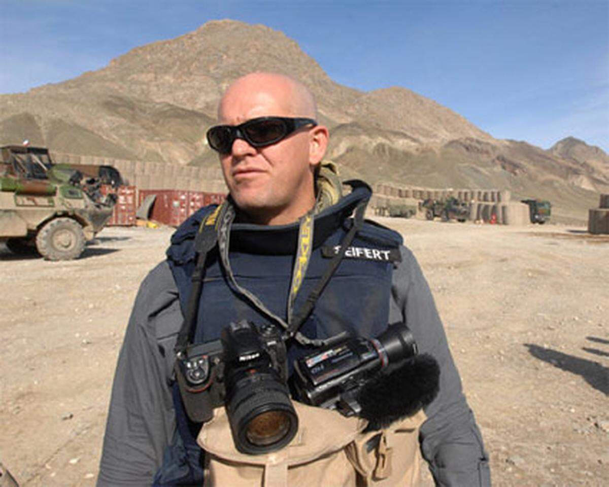 Thomas Seifert in Sultankhel, Provinz Kapisa, Afghanistan. Foto: John Zincone US Air Force