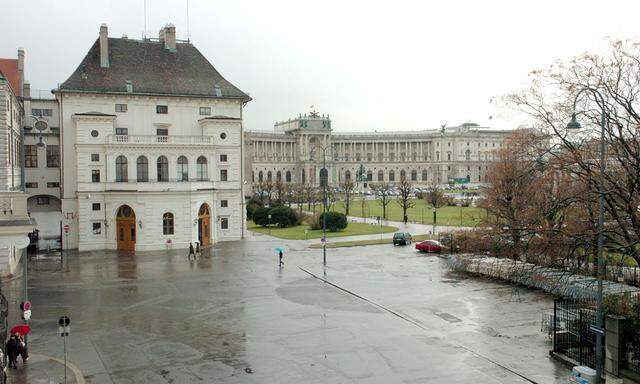 Die Wiener Hofburg.