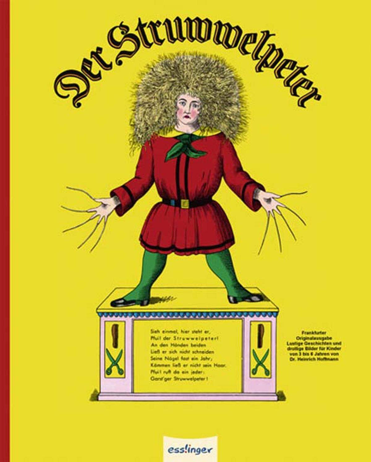 Abgeschnittene Finger, verhungerte oder abgebrannte Kinder wie im „Struwwelpeter“ gibt es heute in Bilderbüchern nicht mehr – vielen Eltern ist dieser Klassiker auch ein Greuel. Trotzdem sind Kinder immer noch fasziniert von den Geschichten und teils recht ungeschickten Reimen, die sich Autor Heinrich Hoffmann schon Mitte des 19. Jahrhunderts ausdachte.