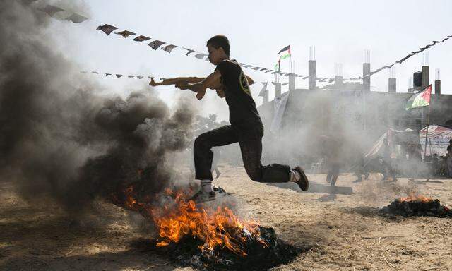 PALESTINIAN-ISRAEL-GAZA-CONFLICT-SUMMER-CAMP