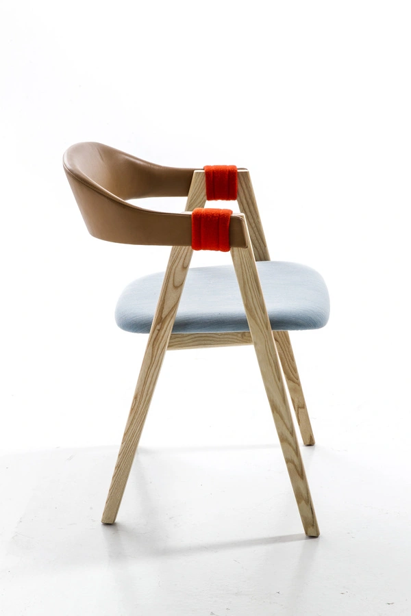 Courageous. “Mathilda” chair by Moroso.  Design: Patricia Urquiola.