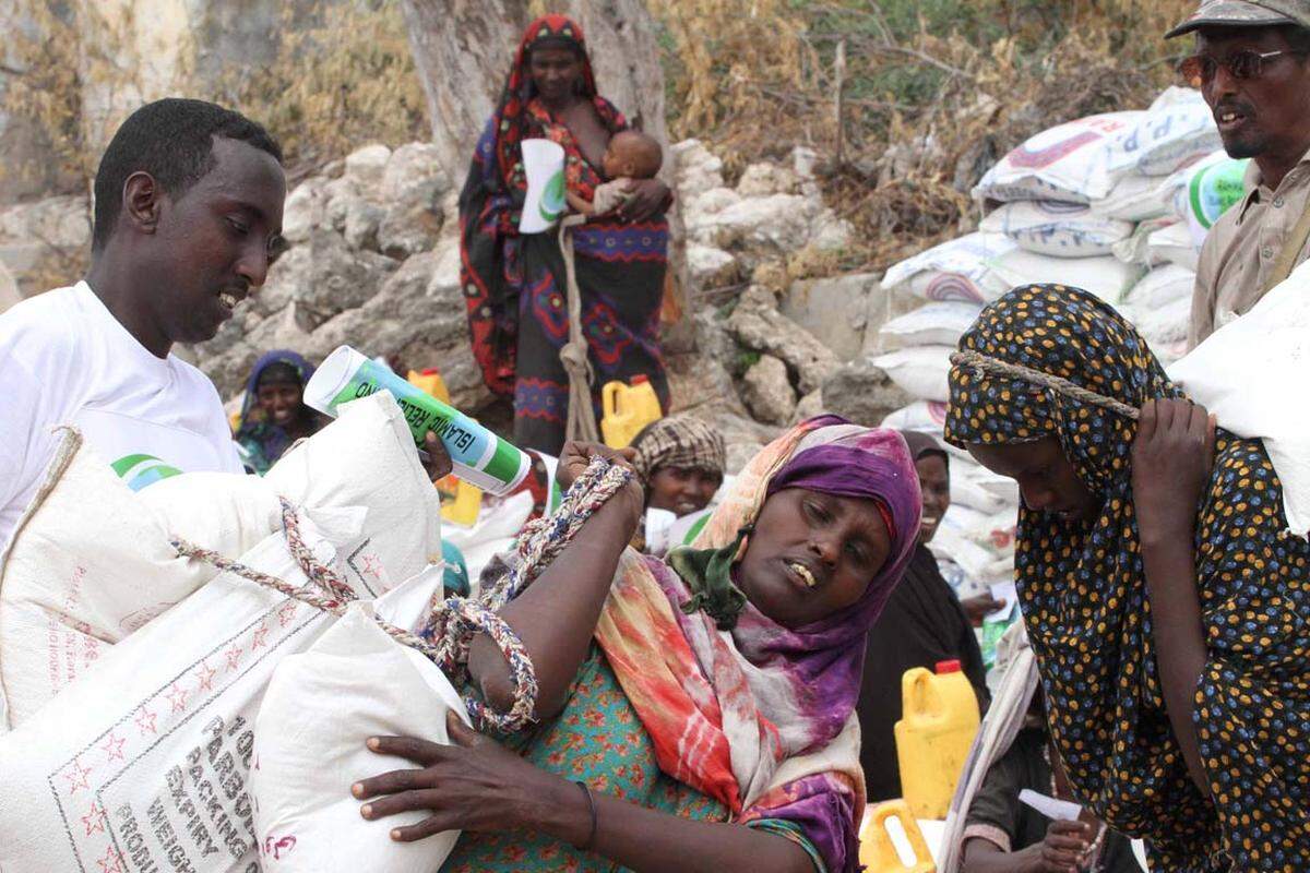 Bereits Mitte August rief UN-Nothilfekoordinatorin Valerie Amos zum verstärkten Einsatz gegen die Hungersnot in den akut betroffenen Gebieten Afrikas auf: "Die Öffentlichkeit hat großzügig gespendet, doch es reicht nicht aus. Wir benötigen immer noch mehr als 700 Millionen Euro, um die entscheidende Hilfe gewährleisten zu können."