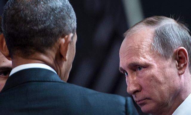 Archivbild. Putin und Obama werden nicht mehr als Präsidenten aufeinandertreffen.