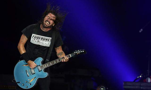 Dave Grohl von den Foo Fighters beim Music Festival in Rio de Janeiro