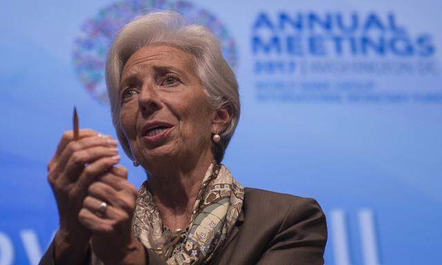 IWF-Chefin Christine Lagarde fordert mehr Globalisierung