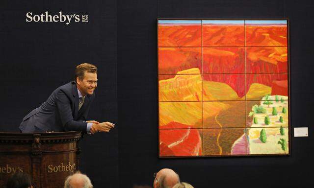 David Hockneys „5 Canvas Study of the Grand Canyon“ brachte bei Sotheby’s stattliche sechs Millionen.