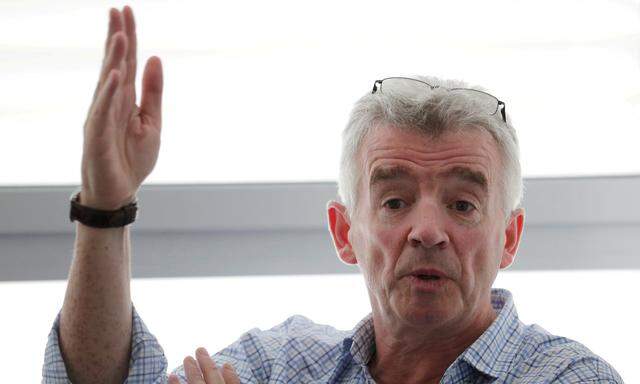 Ryanair-Chef Michael O'Leary will sich nicht von Journalisten stören lassen