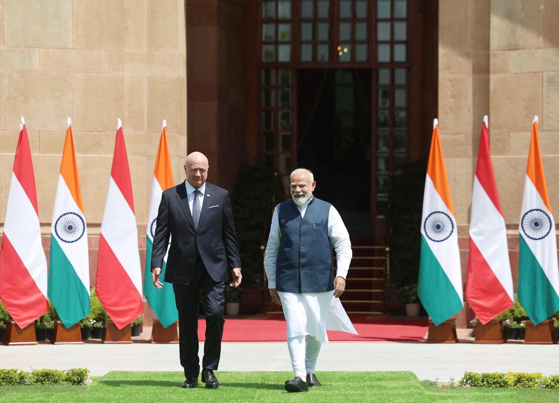 Neue Freundschaft: Österreich und Indien wollen auch in Sicherheitsfragen eng zusammenarbeiten [premium]