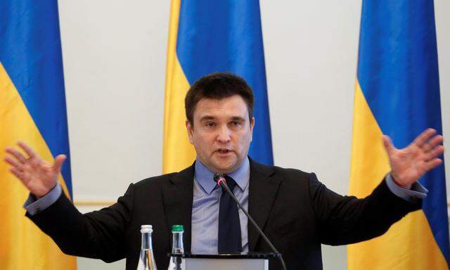 Außenminister, Pawlo Klimkin.