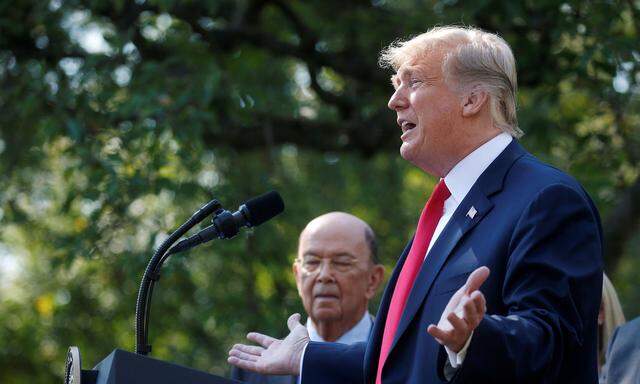 Donald Trump, Wilbur Ross: noch keine Lösung im Streit mit China