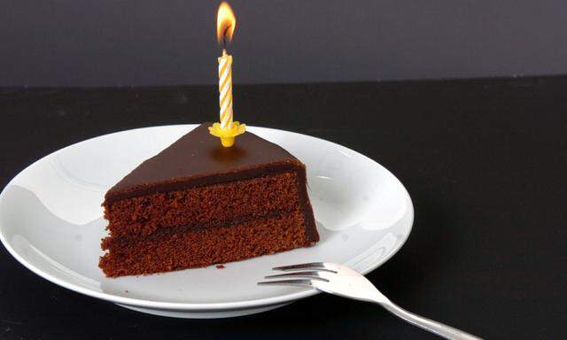 Geburtstag ohne Party, aber mit Torte.
