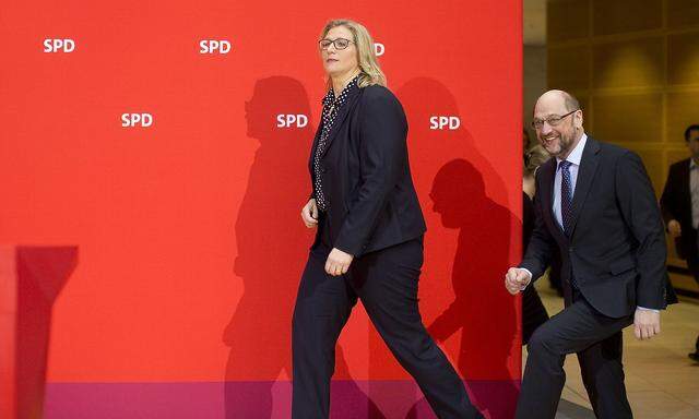 Anke Rehling musste im Saarland für die SPD leichte Verluste hinnehmen - trotz des neuen SPD-Chefs Martin Schulz.
