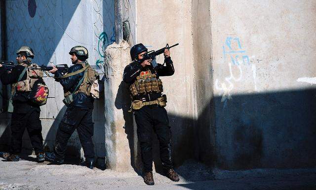 Irakische Anti-IS-Einheiten.