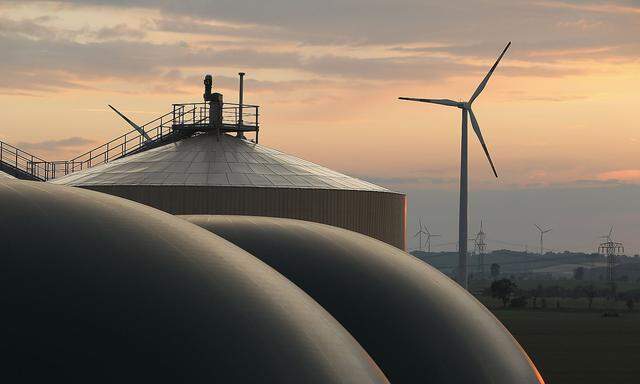 Österreich müsse die eigene Produktion mit Biogas und grünem Wasserstoff erhöhen. Im Bild ein Biogas-Werk in Deutschland.
