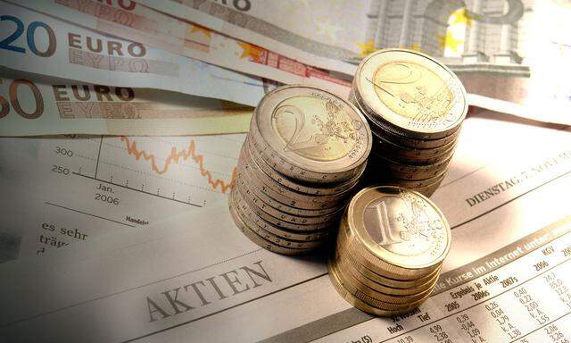 Aktien und Eurogeld - stocks and euro money