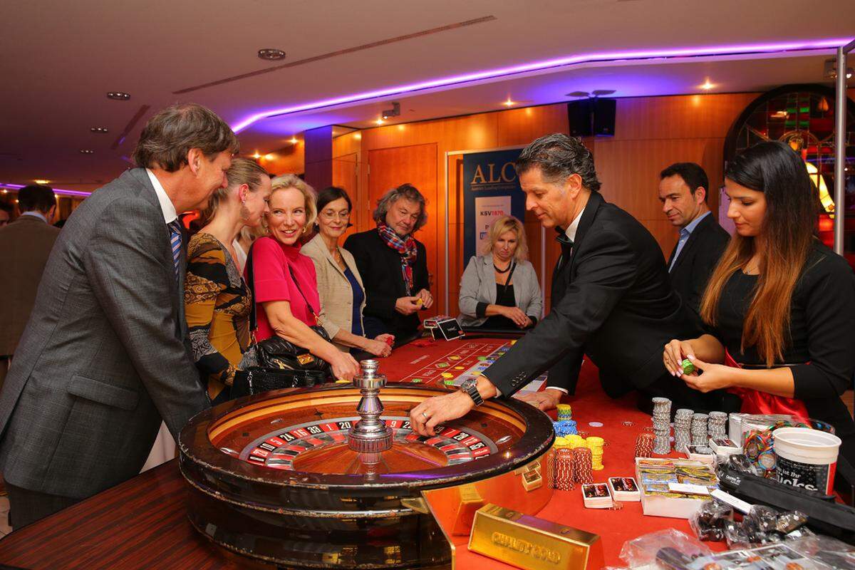 Gute Stimmung in der Casinos Austria-Sieger-Lounge