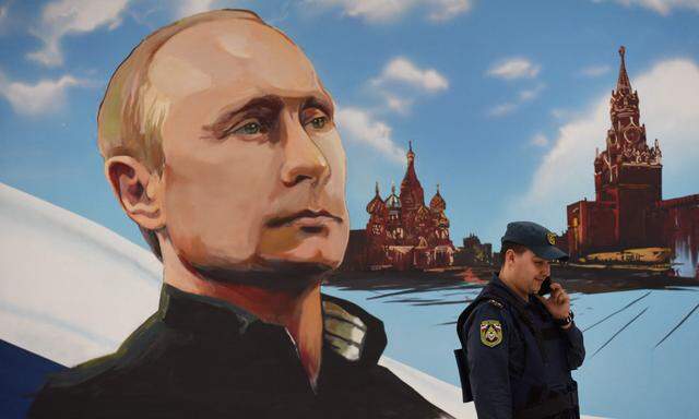 Auch in den besetzten ukrainischen Gebieten ließ Putin wählen. 