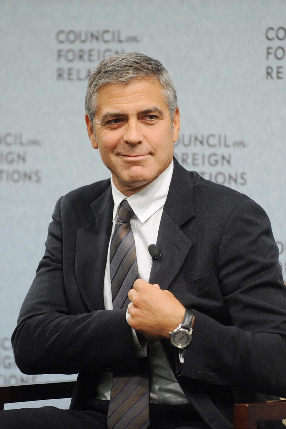 George Clooney hat sich nicht nur das Lächeln, sondern auch Grants Image zu eigen gemacht.