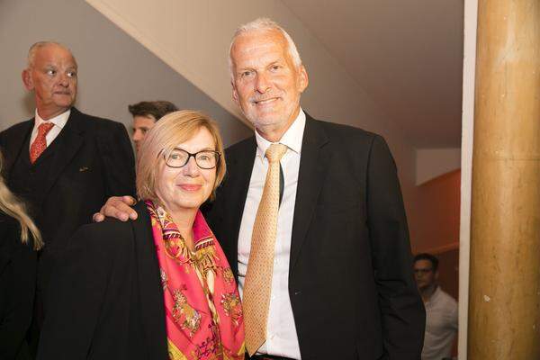 Ebenso wie der ehemalige Justizminister Josef Moser mit Ehefrau Daniela...
