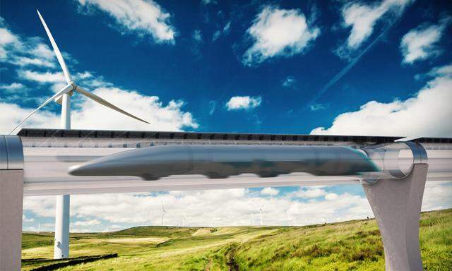 So könnte der Hyperloop von HTT aussehen.