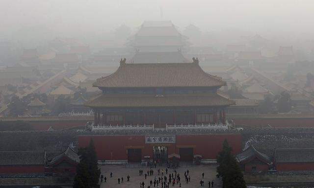 Mega-Smog in Peking: Erstmals Alarmstufe Orange ausgerufen