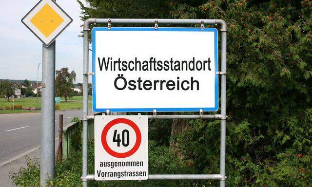 Symbolbild Wirtschaftsstandort Oesterreich
