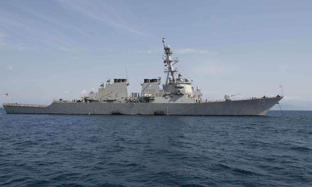 Der US-Zerstörer USS Donald Cook ist im östlichen Mittelmeer unterwegs.
