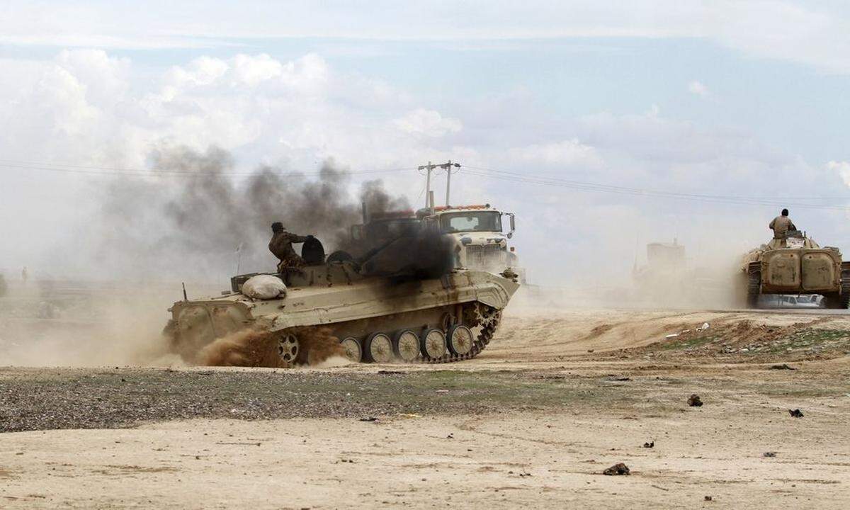 Der erneute Angriff auf das nördlich von Bagdad gelegene Tikrit ist Teil einer groß angelegten Offensive der irakischen Armee im sunnitisch dominierten Norden des Landes.