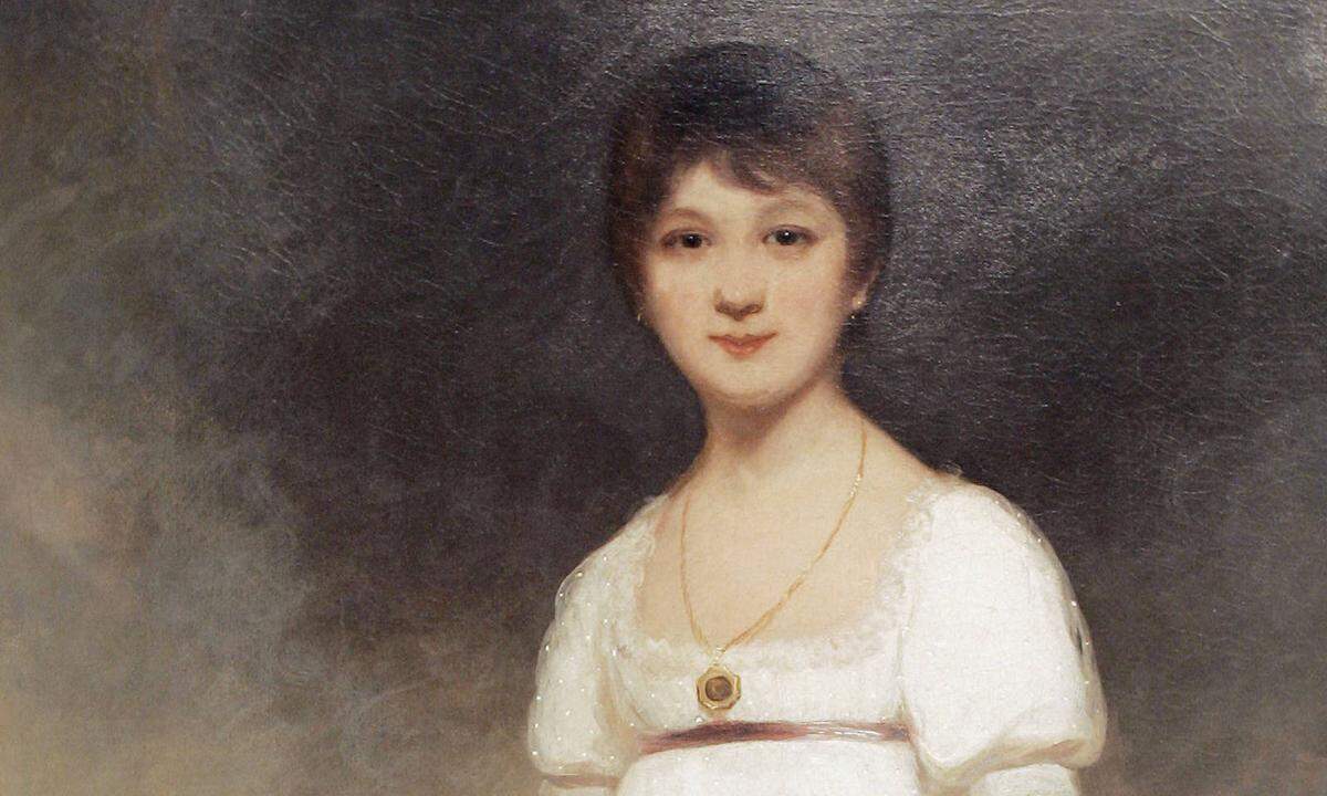 Portrait von Jane Austen, gemalt von Ozias Humphry (1742-1810).