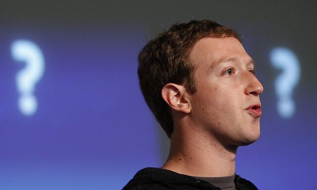 Facebook CEO Zuckerberg introduces a new feature called 'Graph Search' during a media event at the company's headquarters in Menlo Park, California