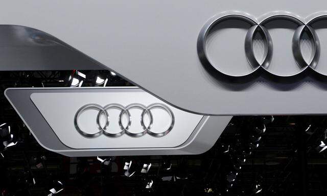 FILE PHOTO - The logo of Audi is pictured at the Auto China 2016 auto show in Beijing