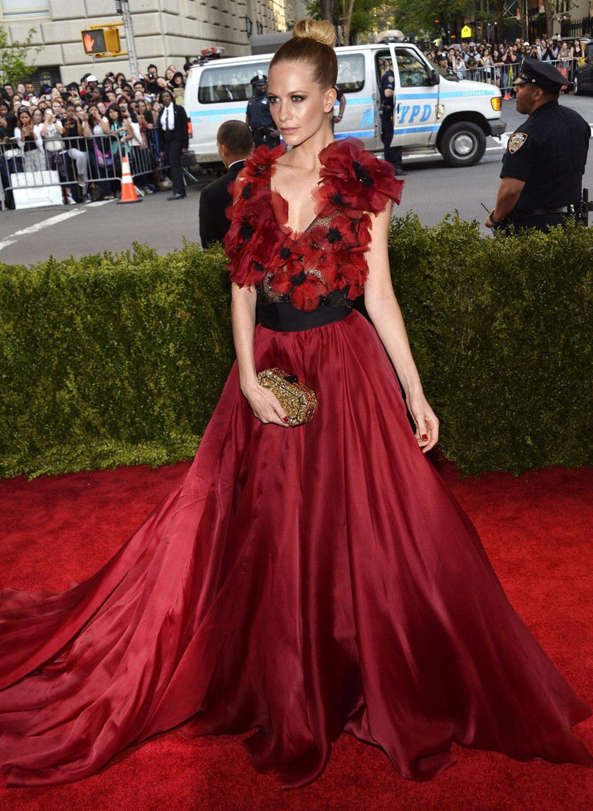 Poppy Delevingne in Marchesa.